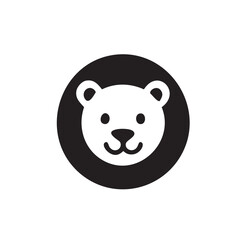 Icon design with animal symbols in flat style suitable for children's books or elementary school education or editing