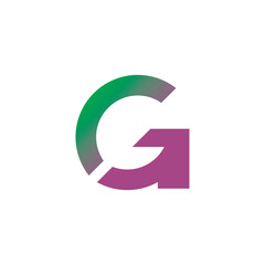 Unique Abstract G Shape Brand Identity