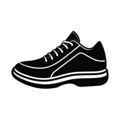 Gym Shoes Icon in Modern Flat Vector Style