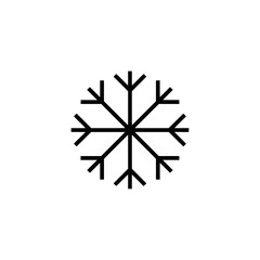 snowflake isolated on white