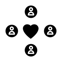 Blog icon vector. Influencer illustration sign. Like symbol collection. Review logo. ambassador mark.