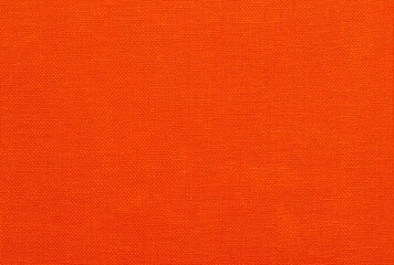 Fototapeta premium Orange Fabric Texture Background, Seamless Pattern