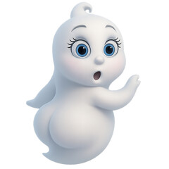 Sweet Little Spooks: Baby Ghosts Halloween Clipart