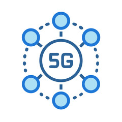 Obraz premium 5G Network Connection: Conceptual Illustration of Wireless Technology and Communication Infrastructure