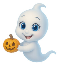 Sweet Little Spooks: Baby Ghosts Halloween Clipart