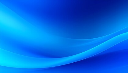 Smooth, flowing, abstract blue background