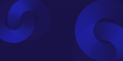 Abstract blue glowing geometric lines on dark blue background. Futuristic technology concept. Suit for cover, poster, banner, brochure, header, website. vector illustration good simple art
