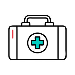 Minimalist Plus Sign and Line Icon Illustration on Black Background