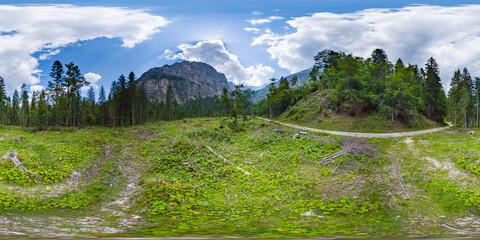 Hiking in Valbona - Cortina d'Ampezzo - Italy - 360 degree landscape