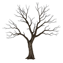 Obraz premium silhouette of a tree