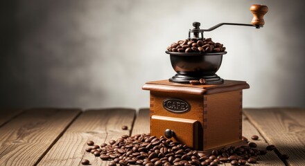 Retro coffee grinder