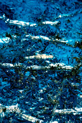 Abstract interesting chrome and paint bubble background