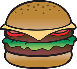 double patty burger buns