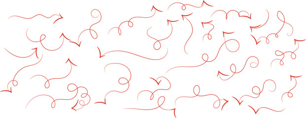 Abstract sketch of organic shapes and lines