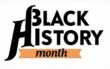 Obraz premium Black History Month. High quality