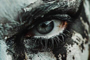 AI generated image of a mysterious character in spooky halloween night