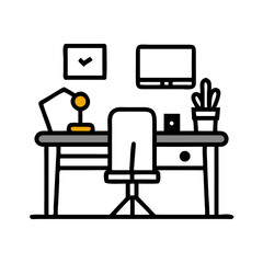 Minimalist illustration of a golden ball falling through an obstacle course on a dark background