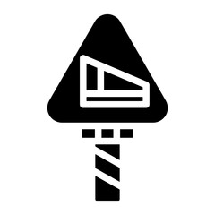 Vector Design Hill Road Icon Style