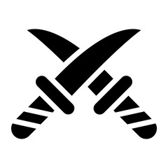 Vector Design Sword Icon Style