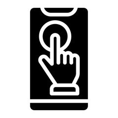 Vector Design Touch Screen Icon Style