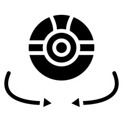 Vector Design 3d Camera Icon Style