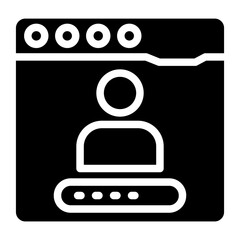 Vector Design Login Icon Style