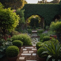 beautiful view of garden