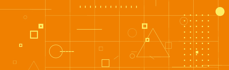 abstract orange background with geometric pattern