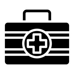 Obraz premium First Aid Kit Icon Style