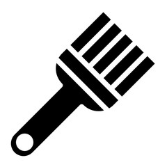 Basting Brush Icon Style