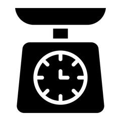 Vector Design Kitchen Scale Icon Style
