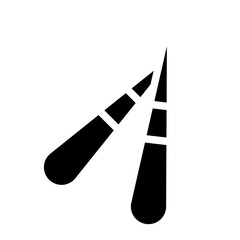 Vector Design Chopsticks Icon Style