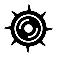 Circular Saw Icon Style