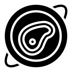 Vector Design Steak Icon Style