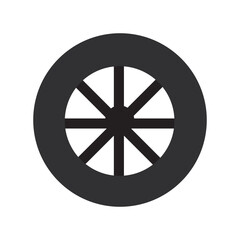 Obraz premium Wheel Icon