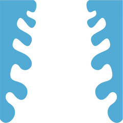 Blue Water Splash Illustration