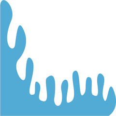 Blue Water Splash Illustration