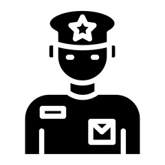 Army Captain Icon Style