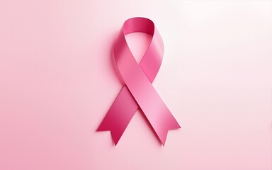 Posters for breast cancer awareness month in october. Realistic pink ribbon symbol. Medical Design. Vector illustration. High quality