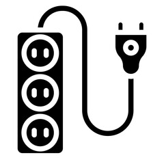 Extension Cord Icon Style