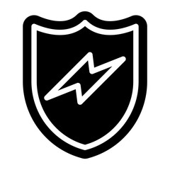 Electricity Protection Icon Style