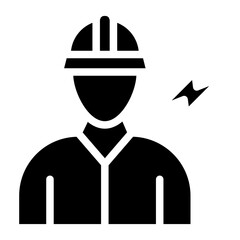 Electrician Service Icon Style