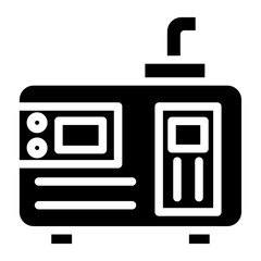 Electric Generator Icon Style