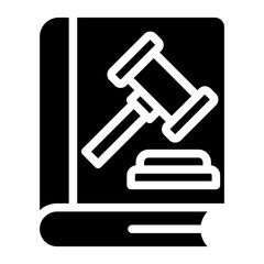 Law Book Icon Style