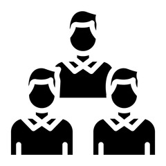 Vector Design Team Icon Style