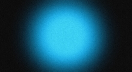 Stunning vibrant turquoise spotlight effect over dark backdrop for modern presentation or product reveal