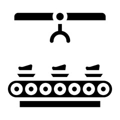 Food Conveyor Icon Style
