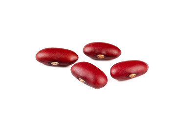 Red Kidney Beans - Phaseolus vulgaris isolated