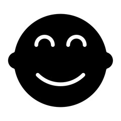 Vector Design Happy Icon Style