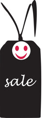 Happy Sale Tag: A Charming Design for Retail Promotions